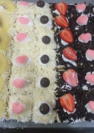 Foto resep Kue tart cantik ekonomis 4 telur