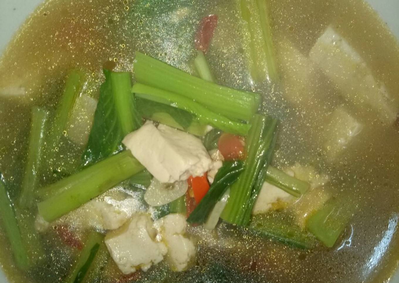 Sayur ceysim tahu putih