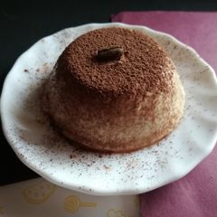 Coffee panna cotta A picture of Coffee panna cotta.