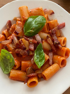 Una foto de Pasta amatriciana