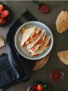 Una foto de Crepes de avena