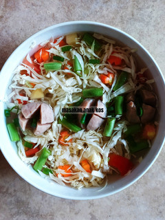 Foto resep Sayur Sup Bakso Sapi / Sayur Sop Bakso Sapi (Rp 6.000)