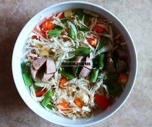 Resep Populer Sayur Sup Bakso Sapi  Sayur Sop Bakso Sapi Rp 6000 Praktis Enak