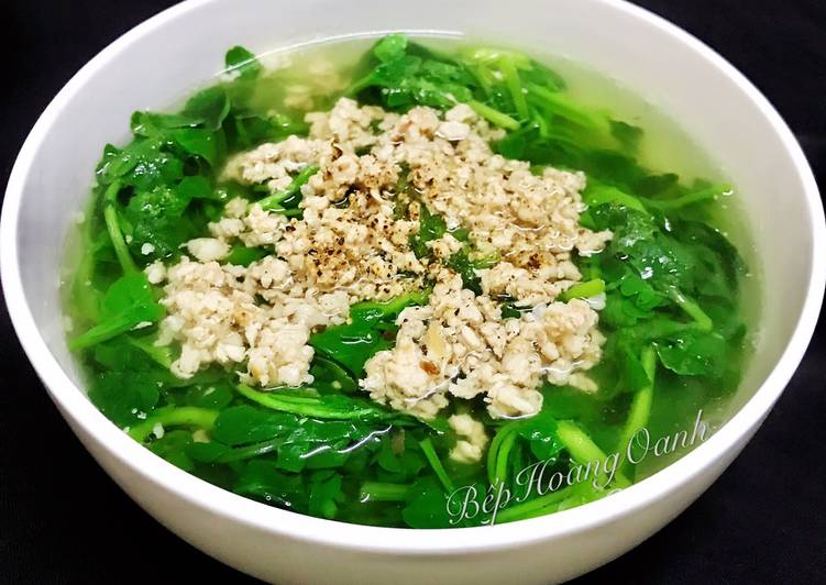 Canh Cải Xoong Nấu Thịt