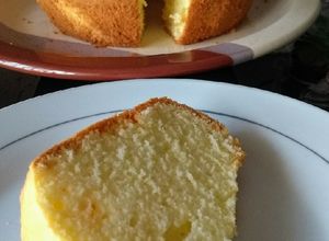 Foto de Bolo Chiffon de baunilha (sem lactose!)