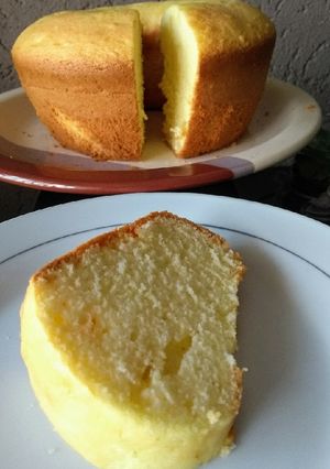 Foto de Bolo Chiffon de baunilha (sem lactose!)