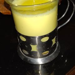 A picture of Turmeric milk.