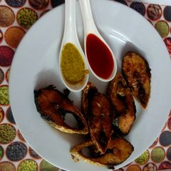 Hilsa fishfry A picture of Hilsa fishfry.