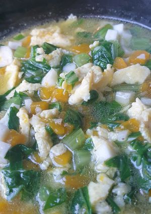 Foto resep Sayur Caisim Telur Orak Arik (Kids/Toddler Menu)