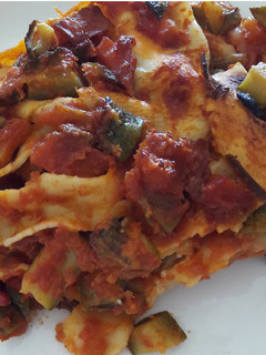 Foto di Lasagne con ragù di zucchine
