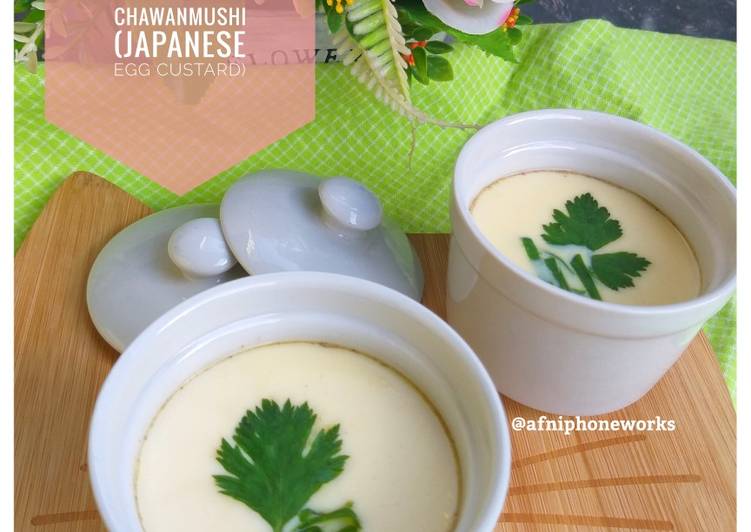 Resep Chawanmushi a.k.a Japanese steamed savoury egg custard Anti Gagal