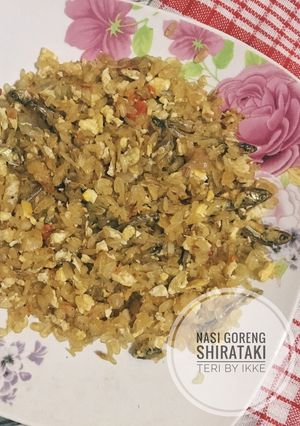 Foto resep Nasi goreng teri shirataki #debm #keto