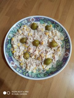 Una foto de Ensalada de arroz rápida