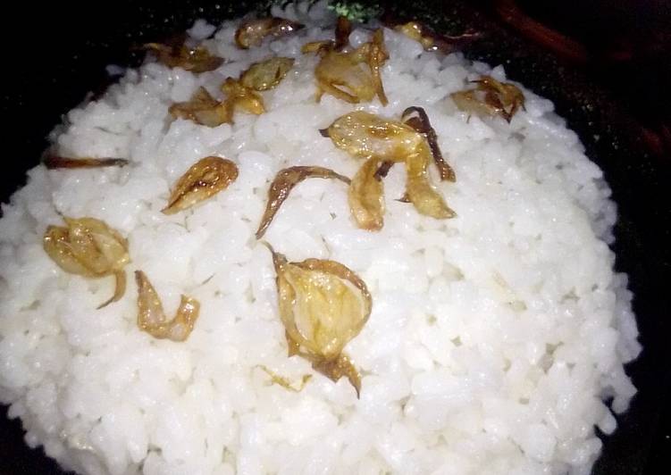 Cara Gampang Menyiapkan Nasi uduk magicom simple yang Lezat Sekali