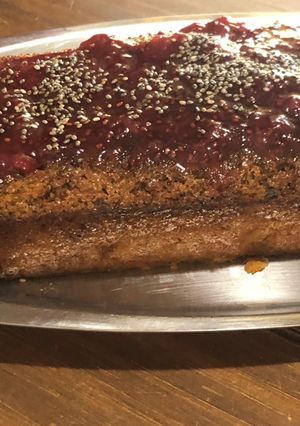 Una foto de Budín dulce de lentejas