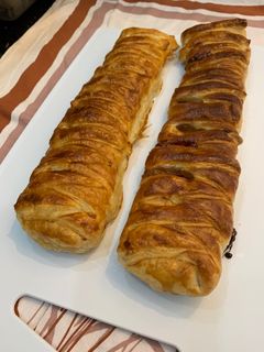 Nutellás-banános hamis rétes lusta módra recept fotója
