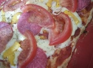 Una foto de Pizza baja en carbohidratos