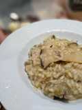 Risotto de bolets y alcachofas