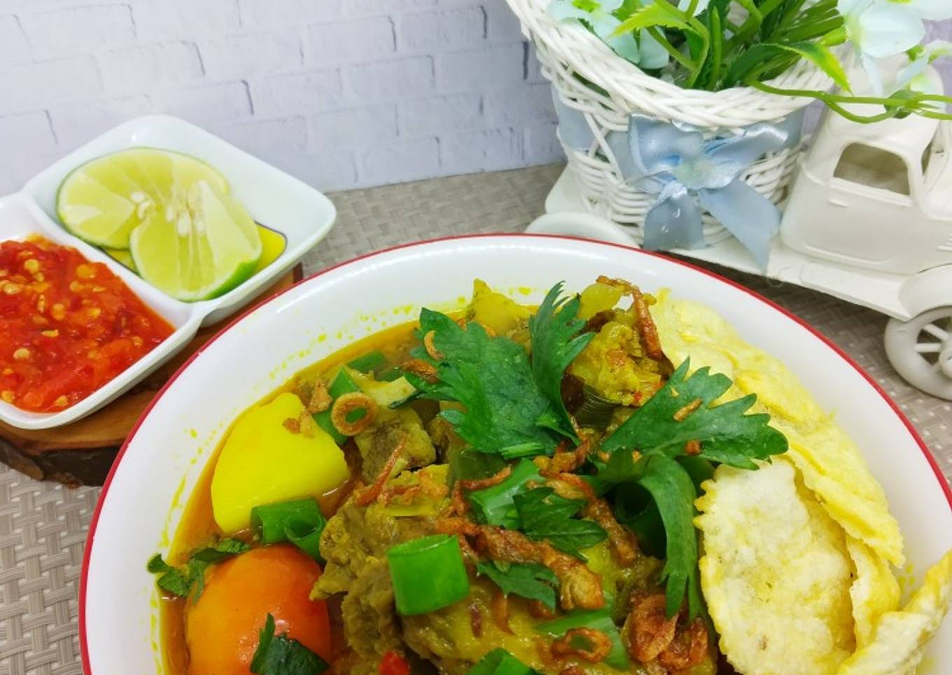 Soto Tangkar Iga Sapi ala Betawi