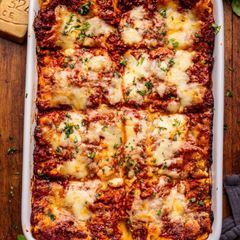 A picture of Lasagna.