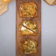 Tostas con huevo al horno