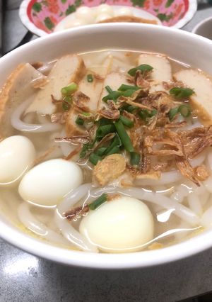 Hình của món Bánh canh chả cá.