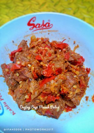 Foto resep Daging Sapi Masak Pedas #kitaberbagi