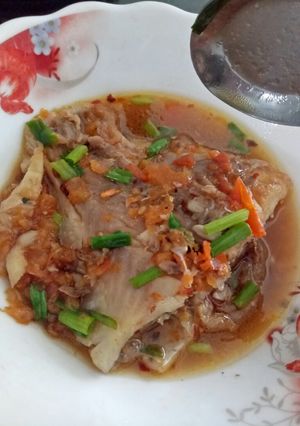 Hình của món Cá diêu hồng kho sốt cà chua.