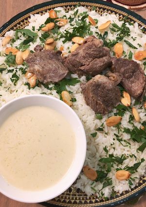 صورة لوصفة منسف فلسطيني