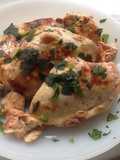Pollo con limas y cilantro a la parrilla