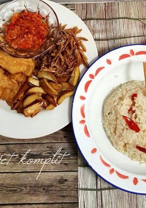 Foto resep Nasi liwet komplit