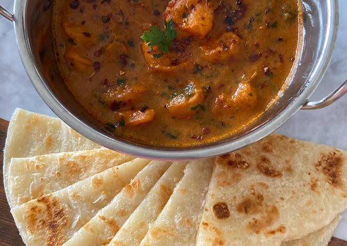 Easiest Way to Prepare Homemade Butter prawn curry