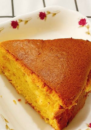 戚風蛋糕(蜂蜜口味)8吋 減糖版 的食譜成品照片