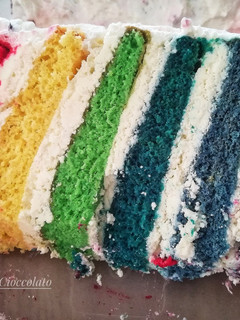 Foto di Torta arcobaleno