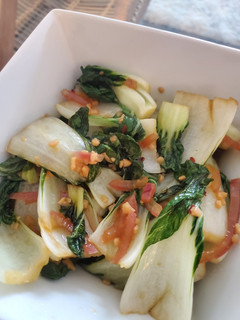 A picture of Side Dish: Bokchoy.