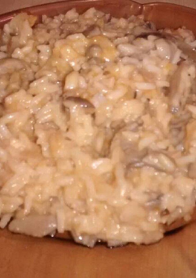 Una foto de Arroz con setas