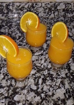 صورة لوصفة عصير بالبرتقال والجزر
