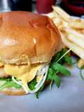 My Chicken & Bacon in parmesan Breadcrumbs on a Bun