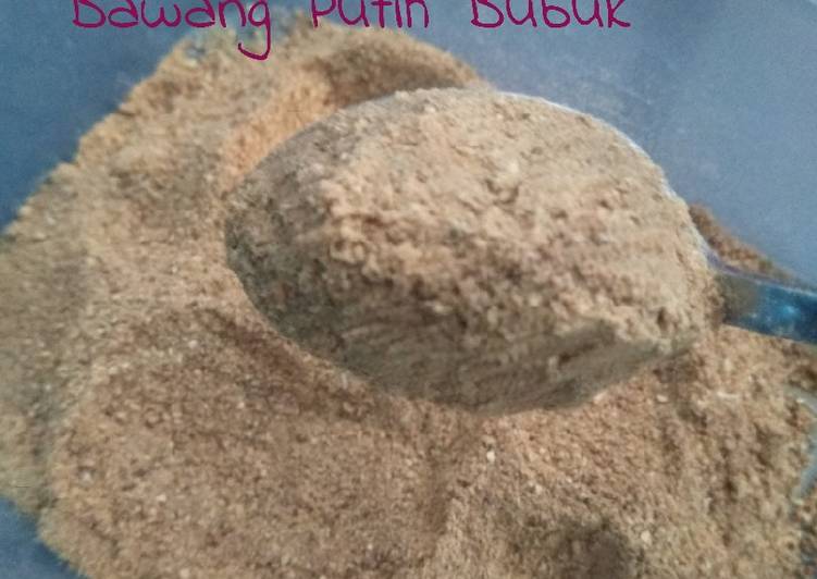 Kiat-kiat membuat Bawang Putih Bubuk legit