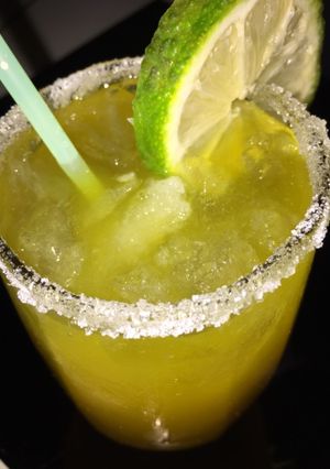 A picture of Pineapple,ginger drink.