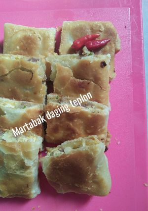 Foto resep Martabak daging teplon
