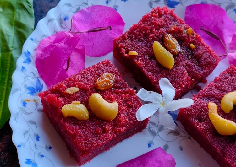 Steps to Make Perfect Beetroot Barfi