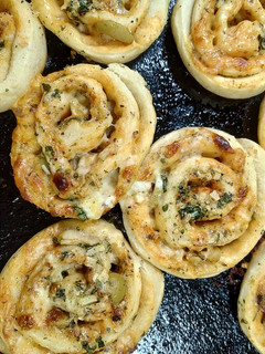 Una foto de Rollos de pizza