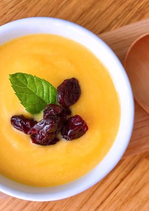 Hình của món 🌱 Súp Bí Đỏ Hạnh Nhân (Vegan).