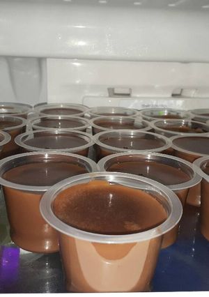Foto resep Puding puyo silky choklat