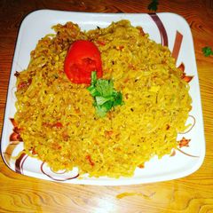 A picture of Egg masala Maggi.