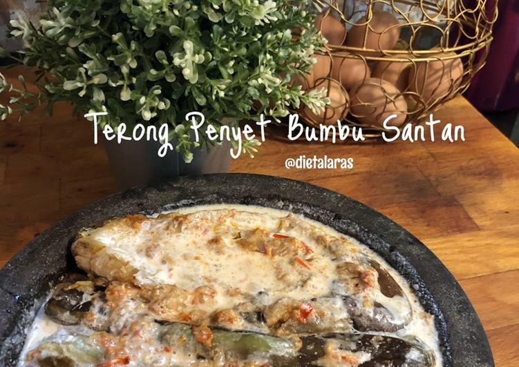 Terong Penyet Bumbu Santan 🍆
