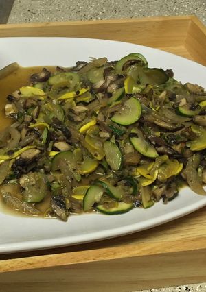A picture of Sautéed Mushroom Stew.
