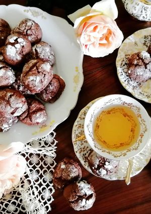 Foto di Biscotti al cioccolato fondente