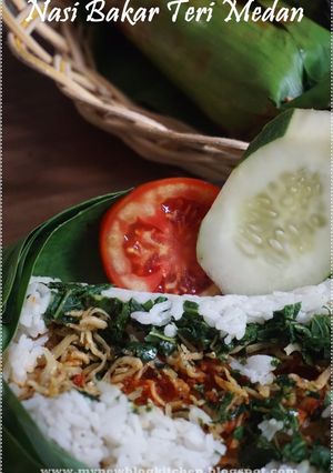 Foto resep Nasi bakar teri medan